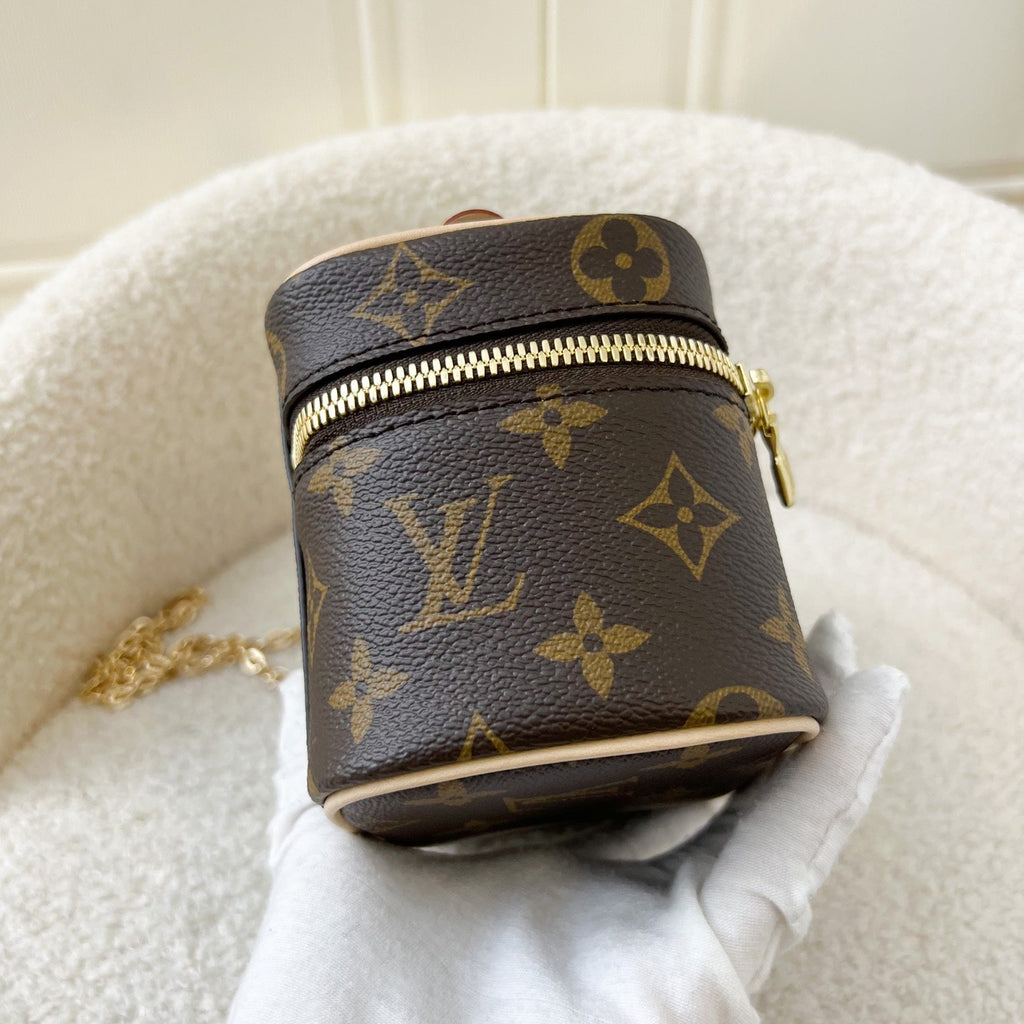 LV Nano Nice in Monogram Canvas GHW