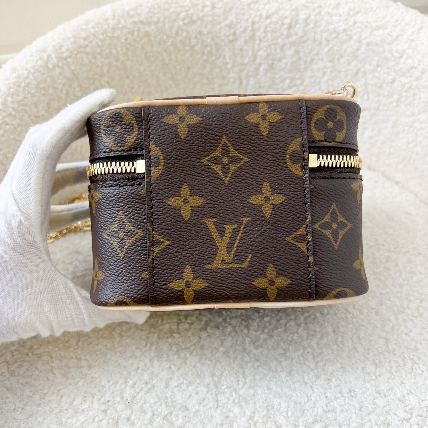 LV Nano Nice in Monogram Canvas GHW