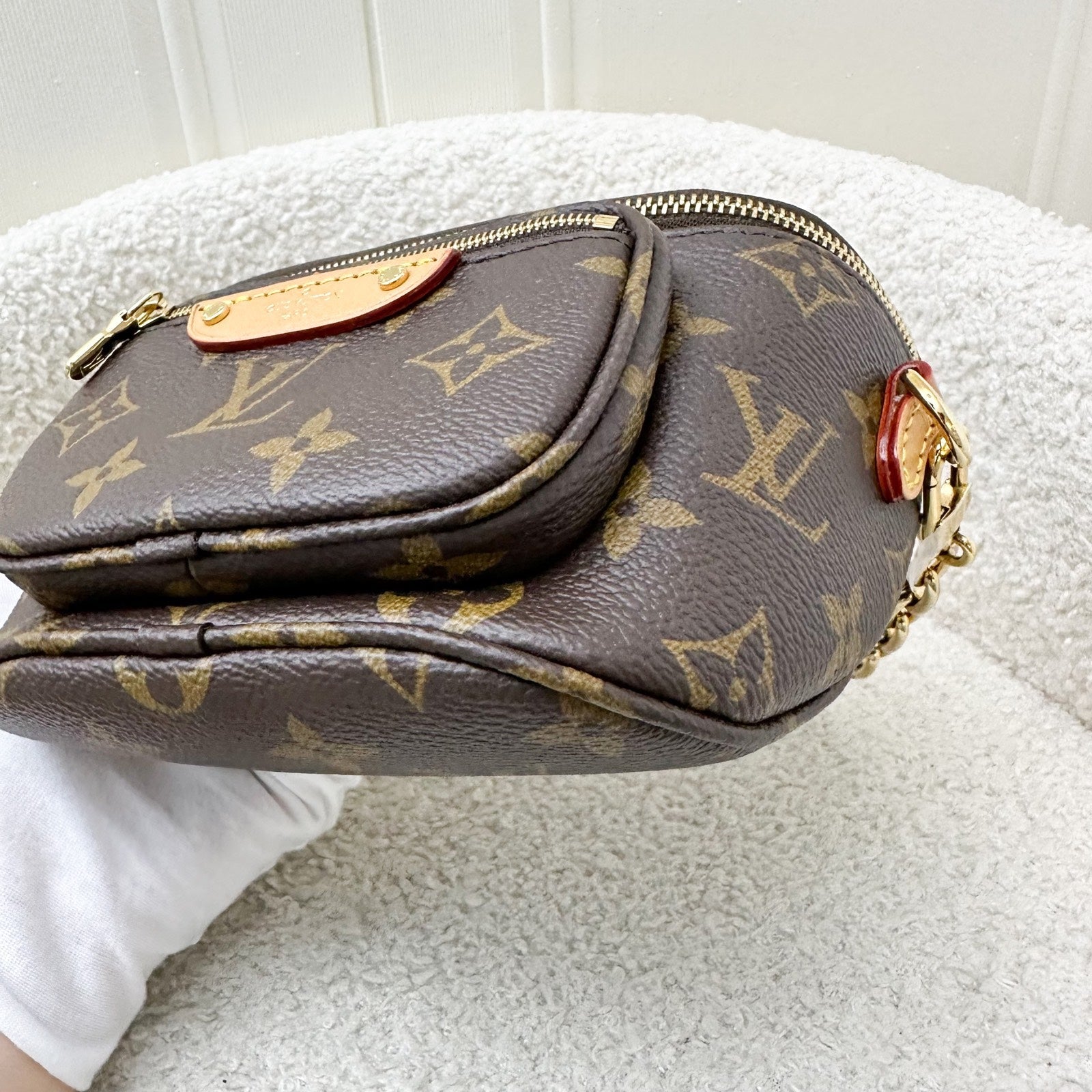 LV Mini Bumbag in Monogram Canvas and GHW