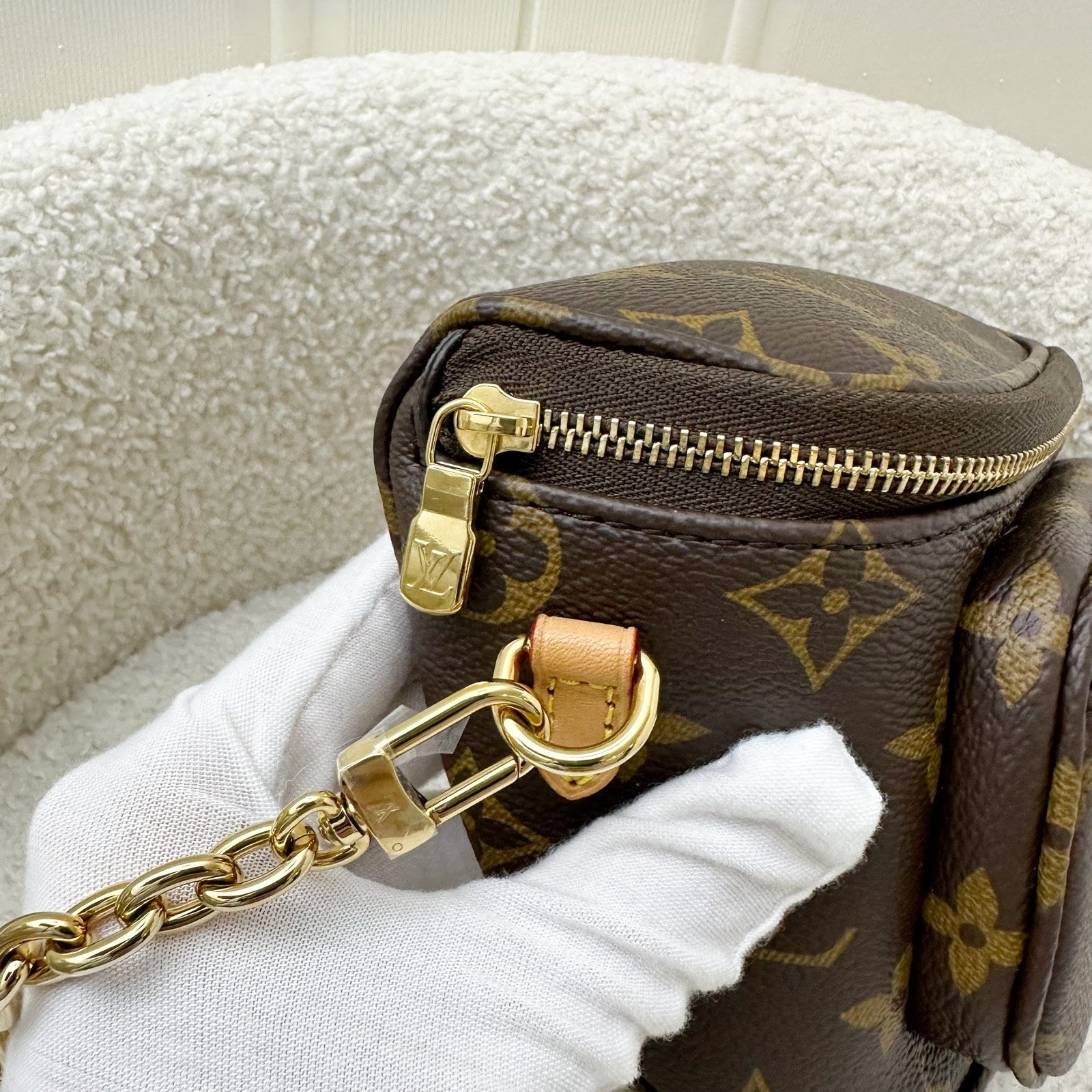 LV Mini Bumbag in Monogram Canvas and GHW