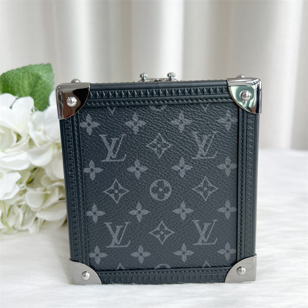 LV Limited Edition Vivienne Music Box in Monogram Eclipse Canvas GHW