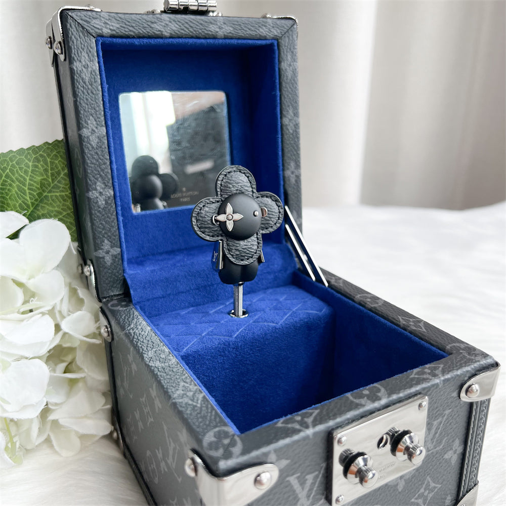 LV Limited Edition Vivienne Music Box in Monogram Eclipse Canvas GHW