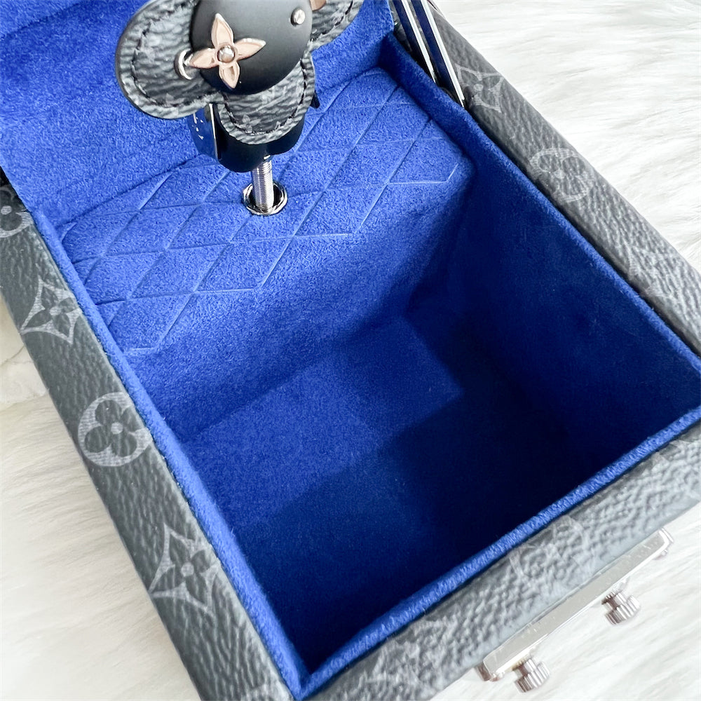 LV Limited Edition Vivienne Music Box in Monogram Eclipse Canvas GHW