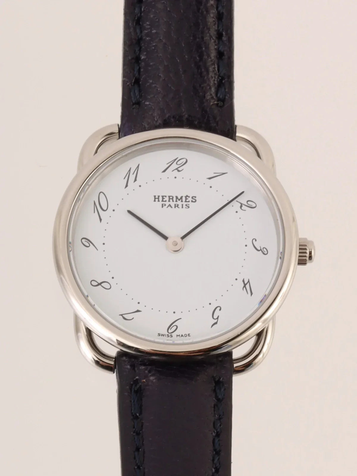 HERMES Arceau Silver/Dark Purple