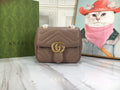 GC541 GG Marmont Mini Shoulder Bag /  7"W x 5.9"H x 3.1"D