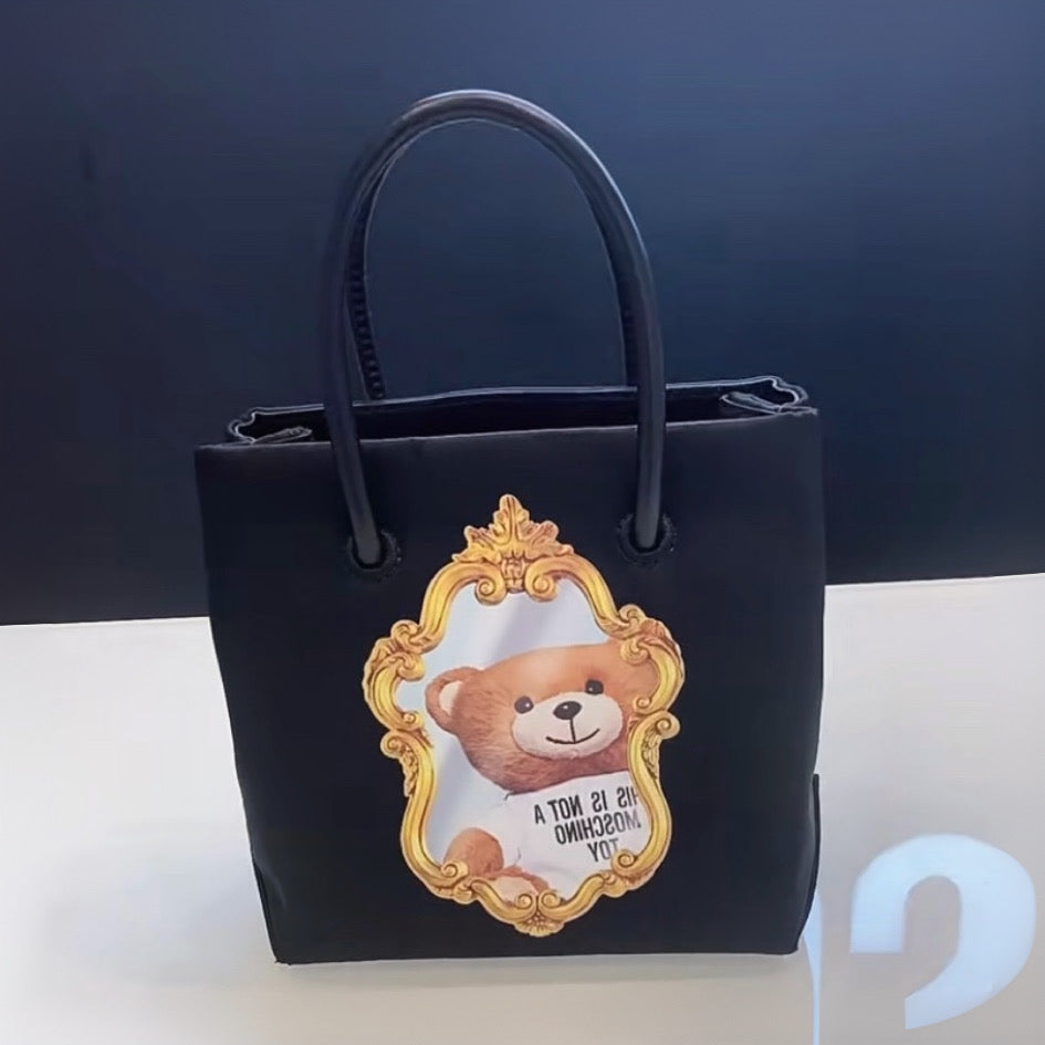 Moschino Teddy Mirror Tote Bag