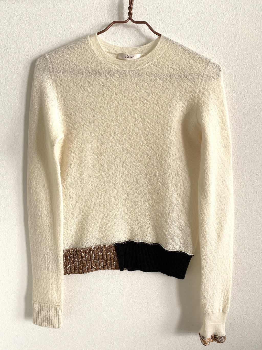 CÃƒÆ’Ã¢â‚¬Â°LINE ÃƒÆ’Ã¢â‚¬Â°CRU WOOL SWEATER - SIZE XS