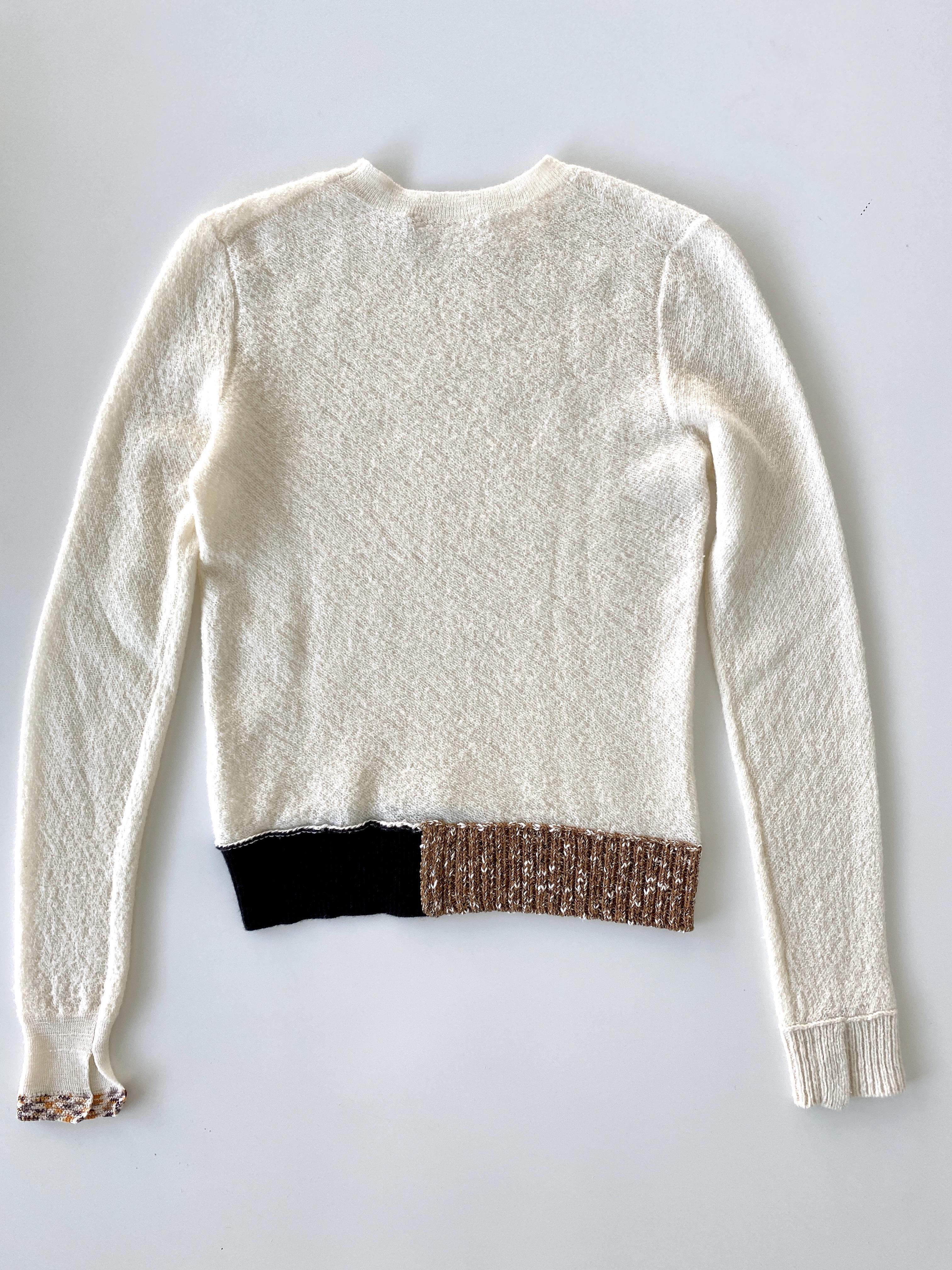 CÃƒÆ’Ã¢â‚¬Â°LINE ÃƒÆ’Ã¢â‚¬Â°CRU WOOL SWEATER - SIZE XS