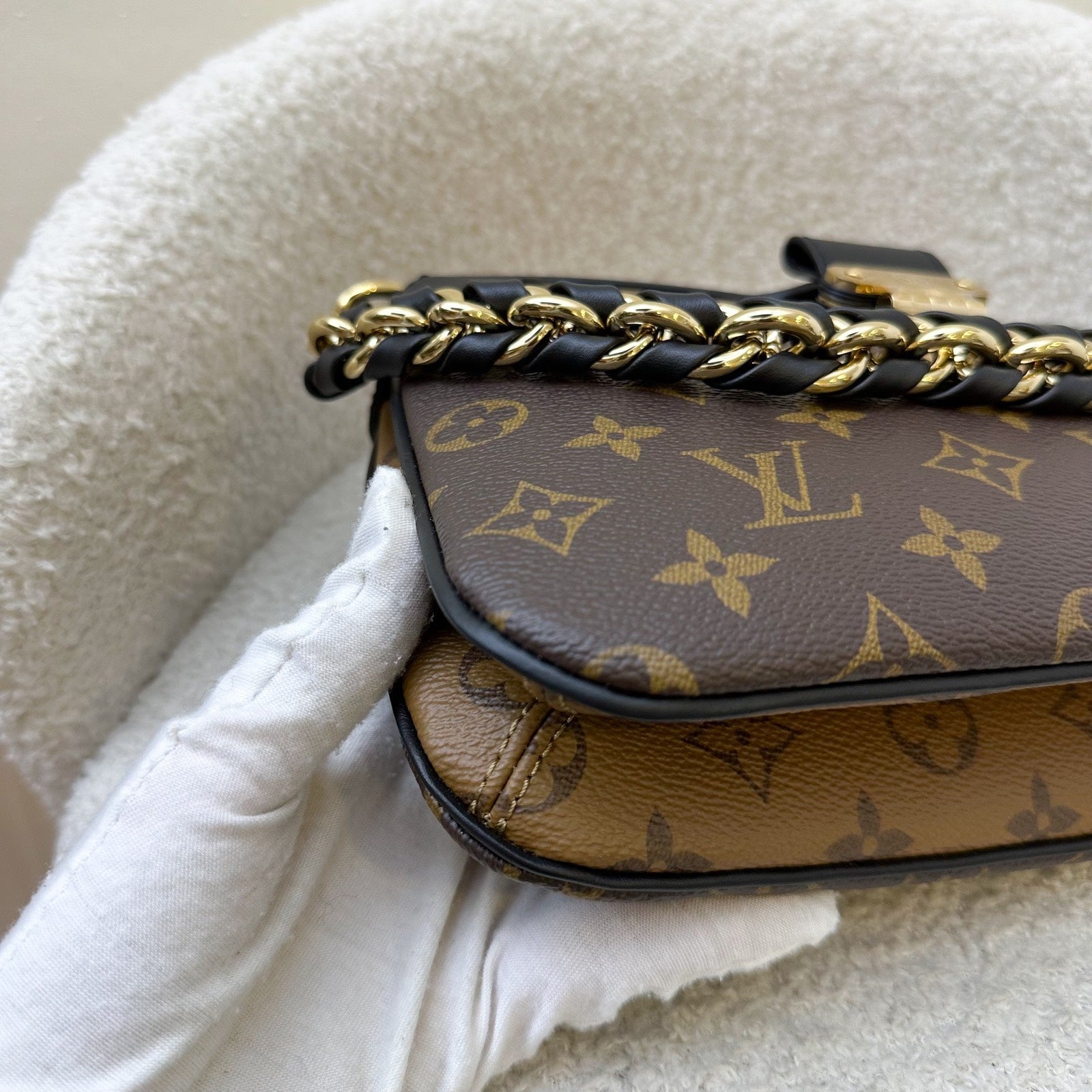LV Twinny Bag in Monogram Canvas and GHW