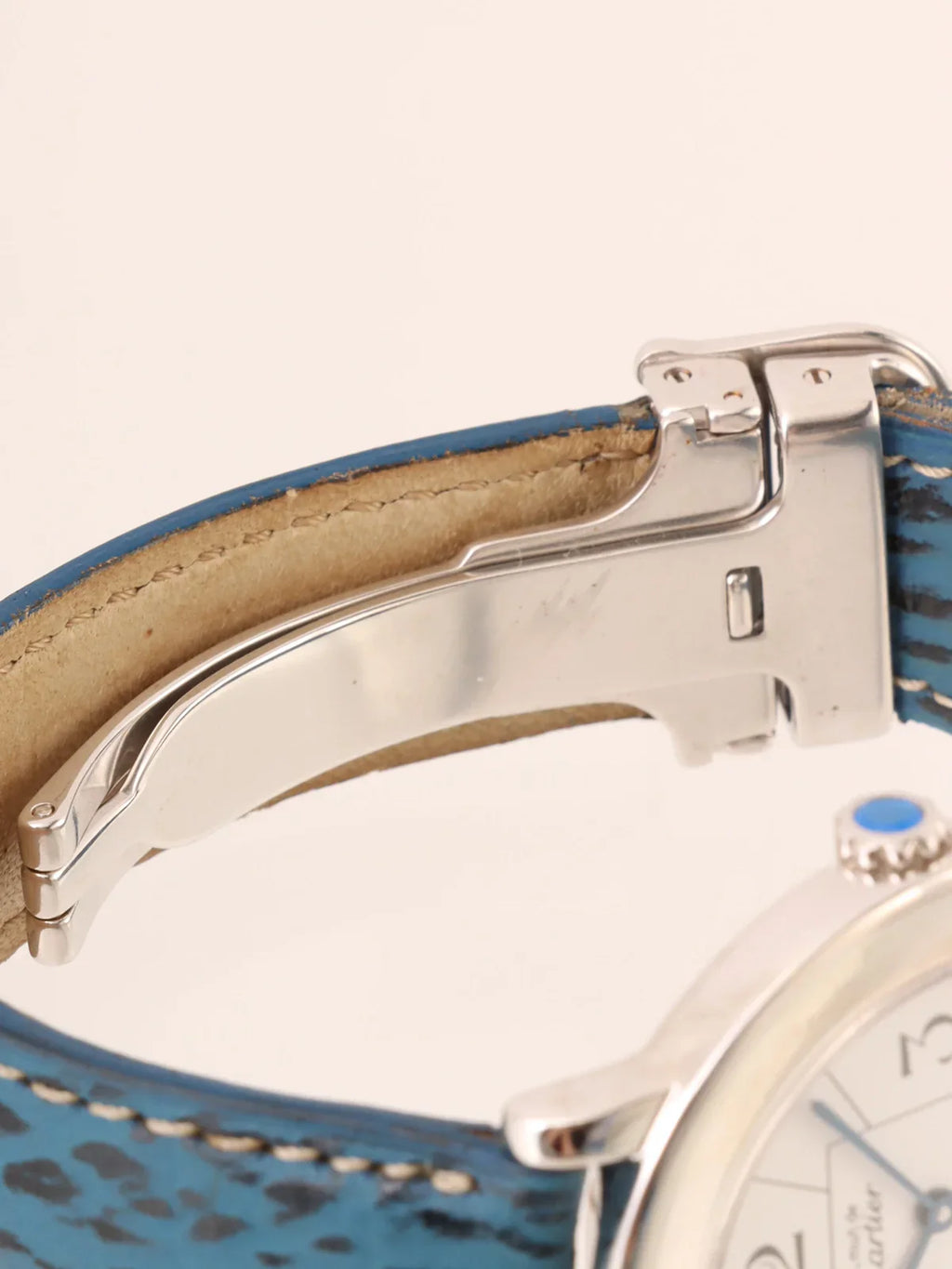 CARTIER Must De Ronde Silver/Blue