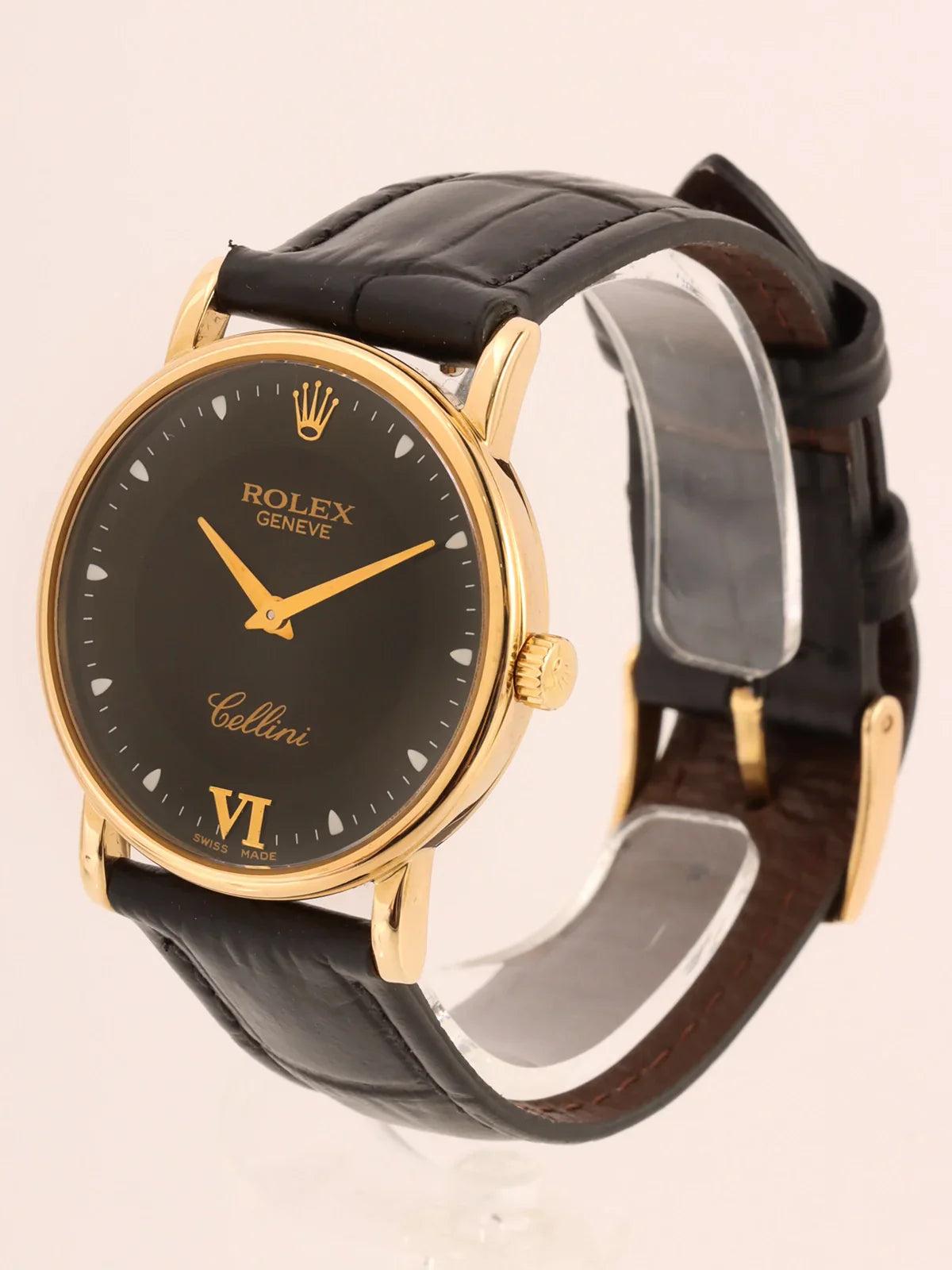 ROLEX Cellini Gold/Black