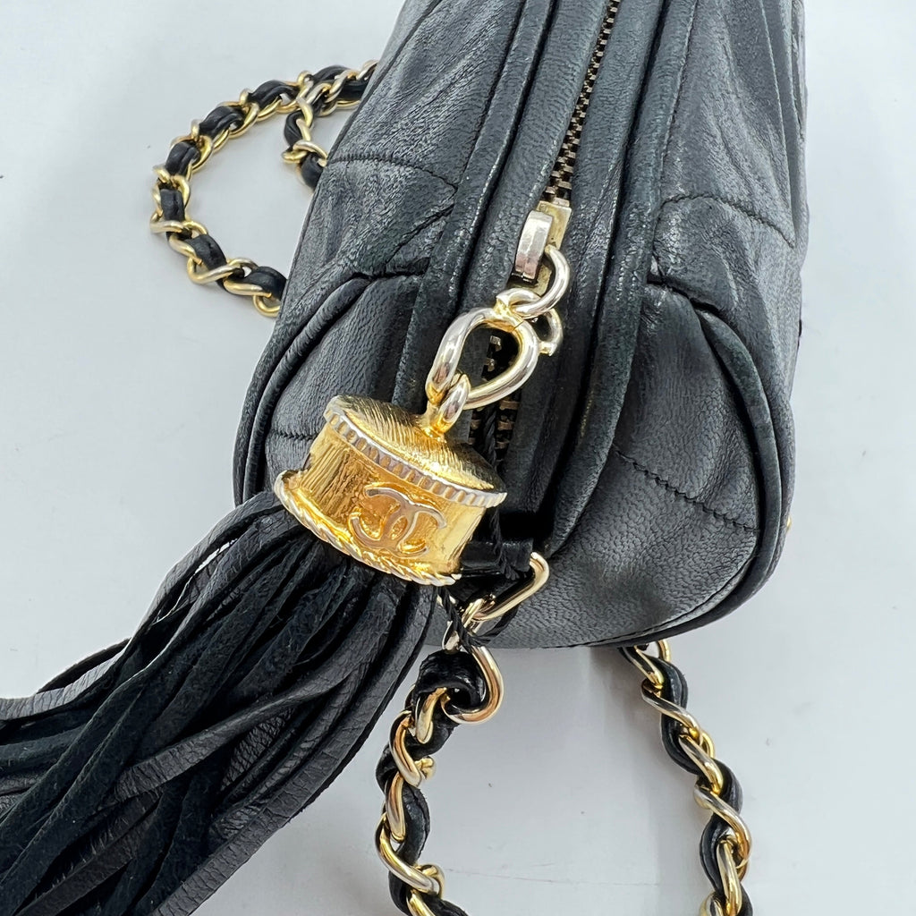 Chanel Vintage Golden Ball Pouch Bag