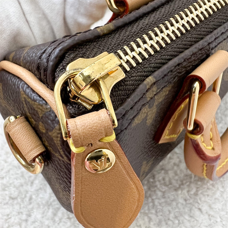LV Nano Speedy in Monogram Canvas GHW