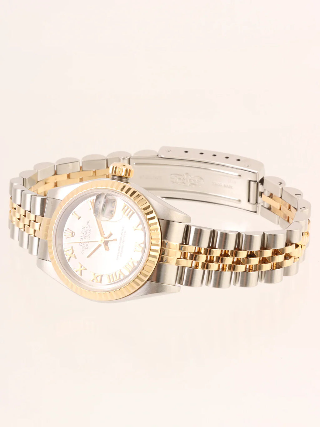 ROLEX Oyster Perpetual Datejust Silver/Gold/Mirror