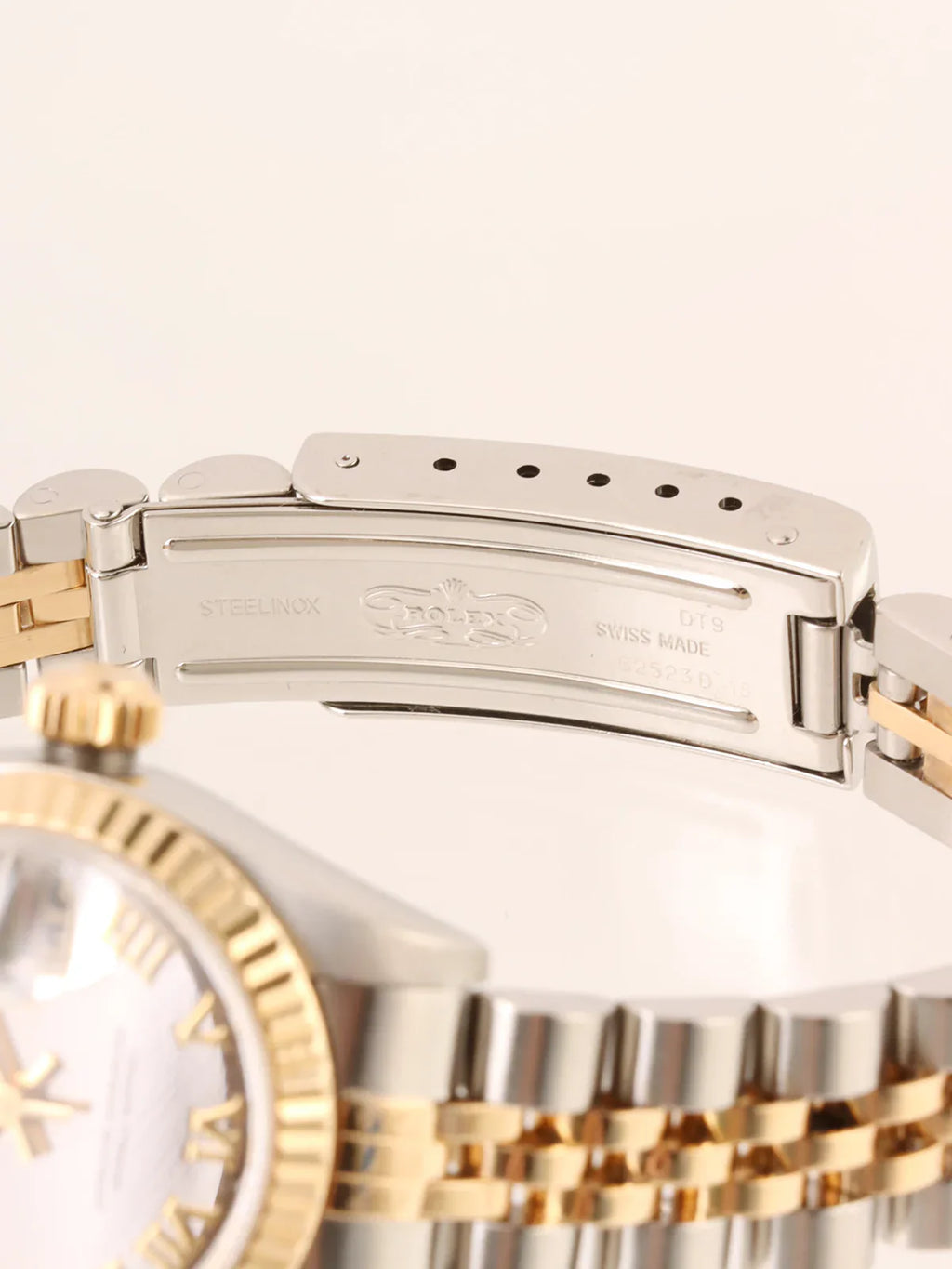 ROLEX Oyster Perpetual Datejust Silver/Gold/Mirror