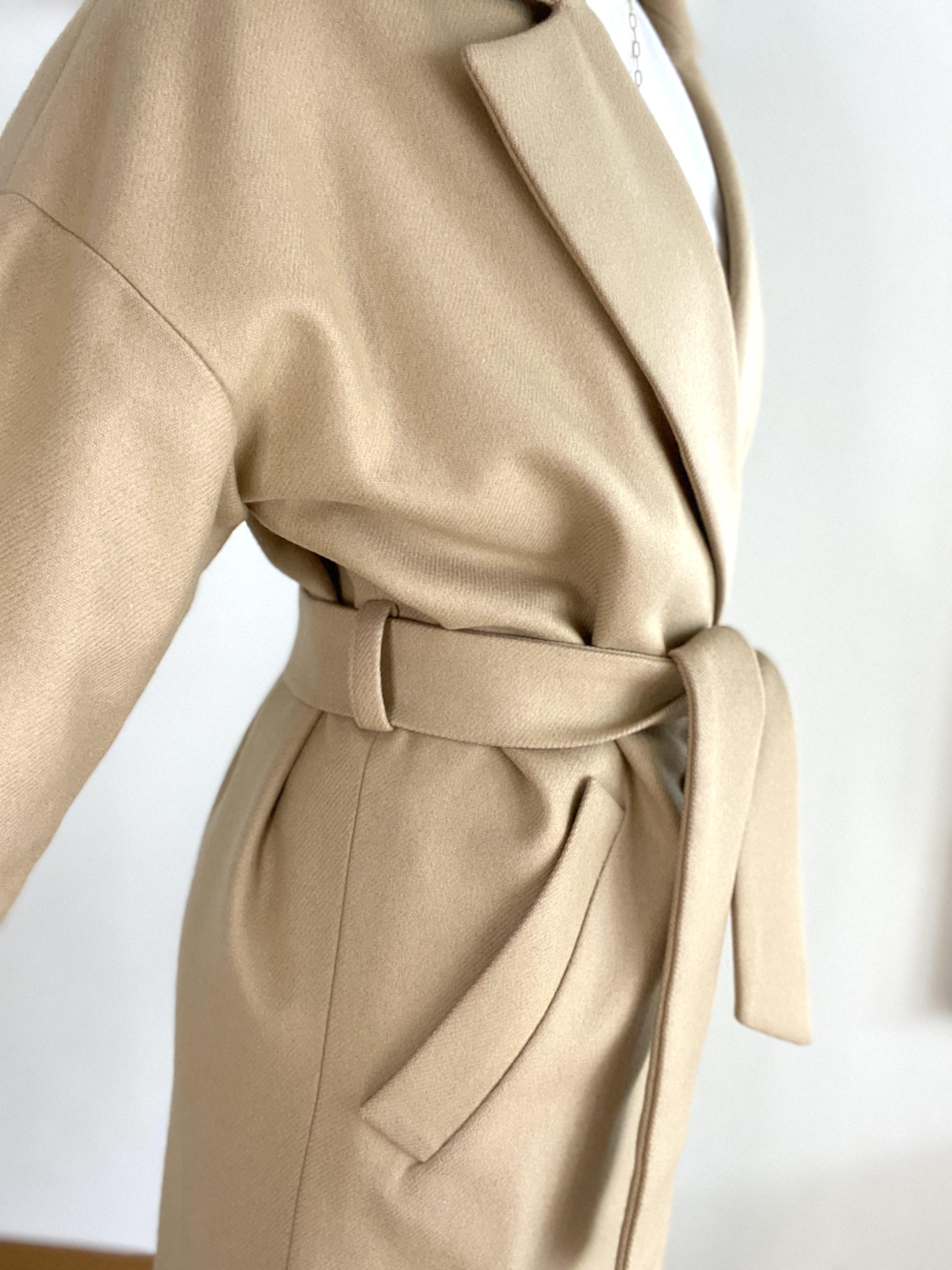 USE UNUSED BUDAPEST WOOL COAT - SIZE EU 36