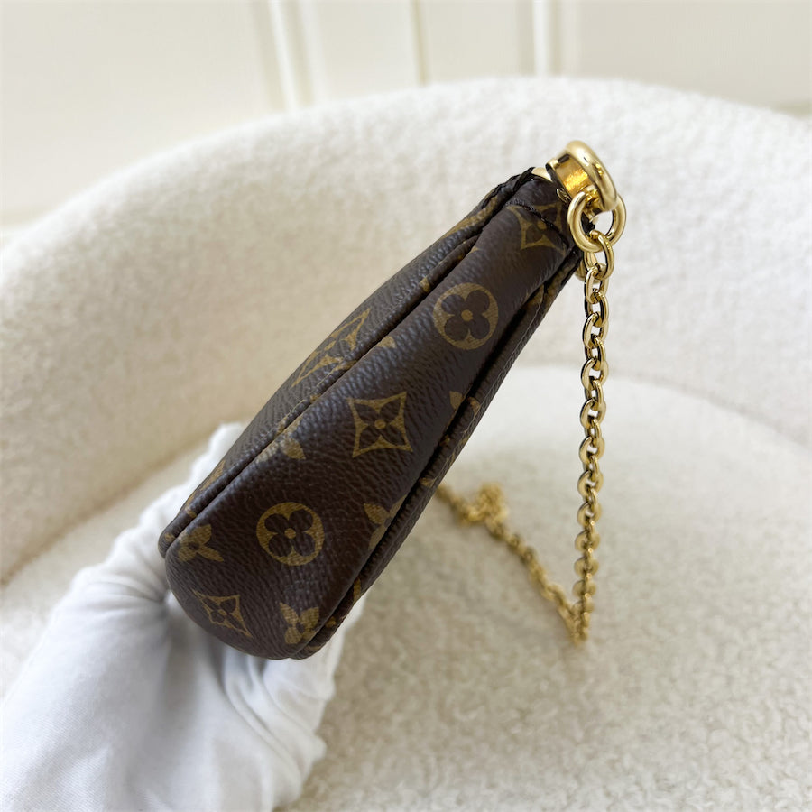 LV Multi Pochette Accessoires MPA Small Pochette in Monogram Canvas GHW