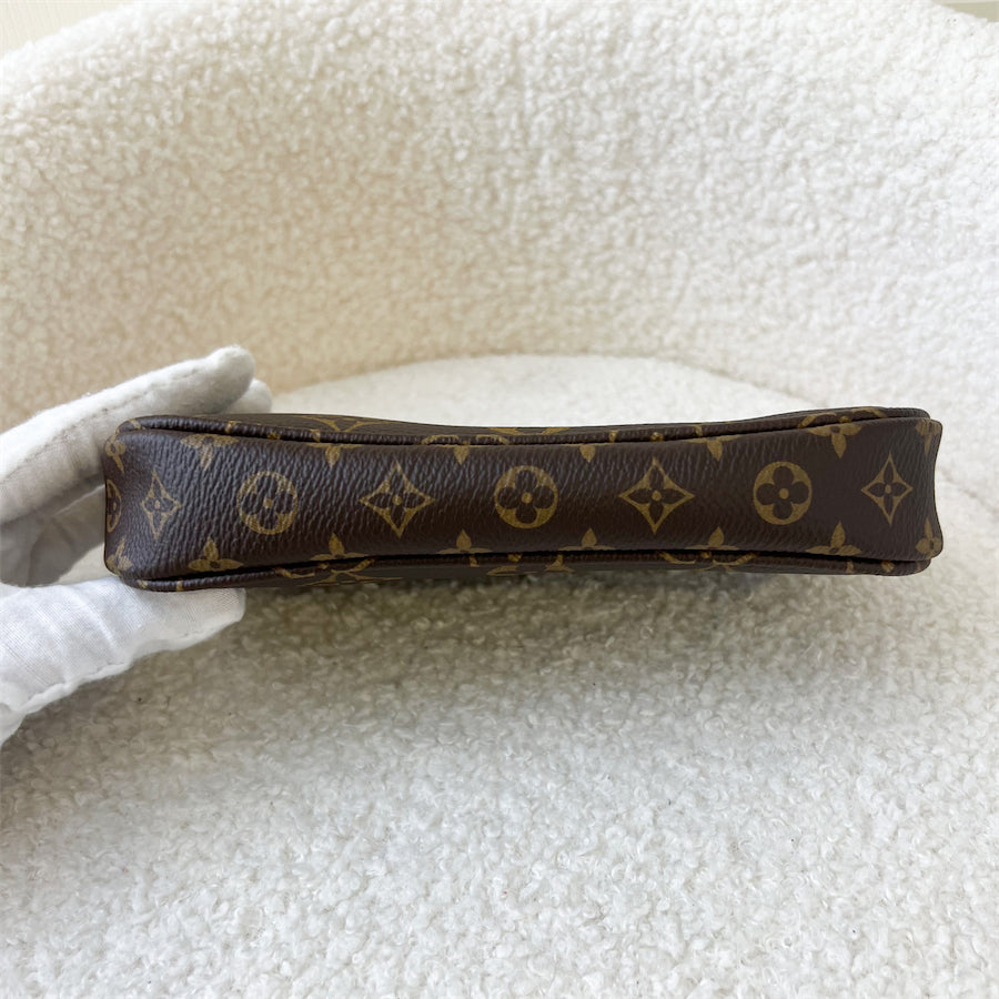 LV Multi Pochette Accessoires MPA Small Pochette in Monogram Canvas GHW