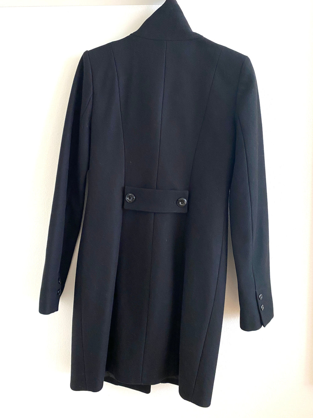 PATRIZIA PEPE WOOL COAT BLACK - SIZE IT 44