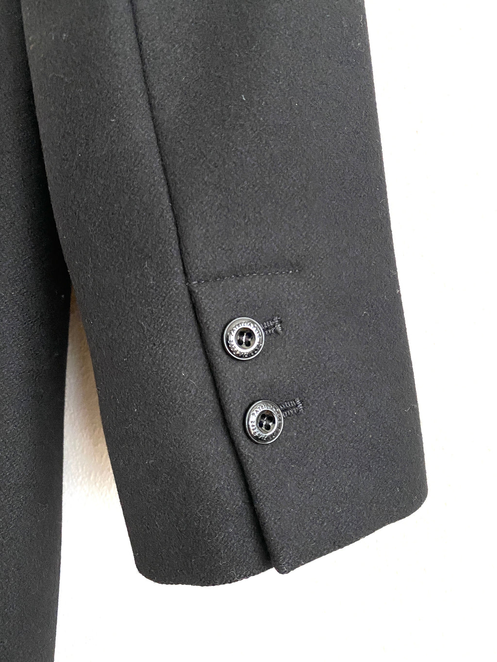PATRIZIA PEPE WOOL COAT BLACK - SIZE IT 44