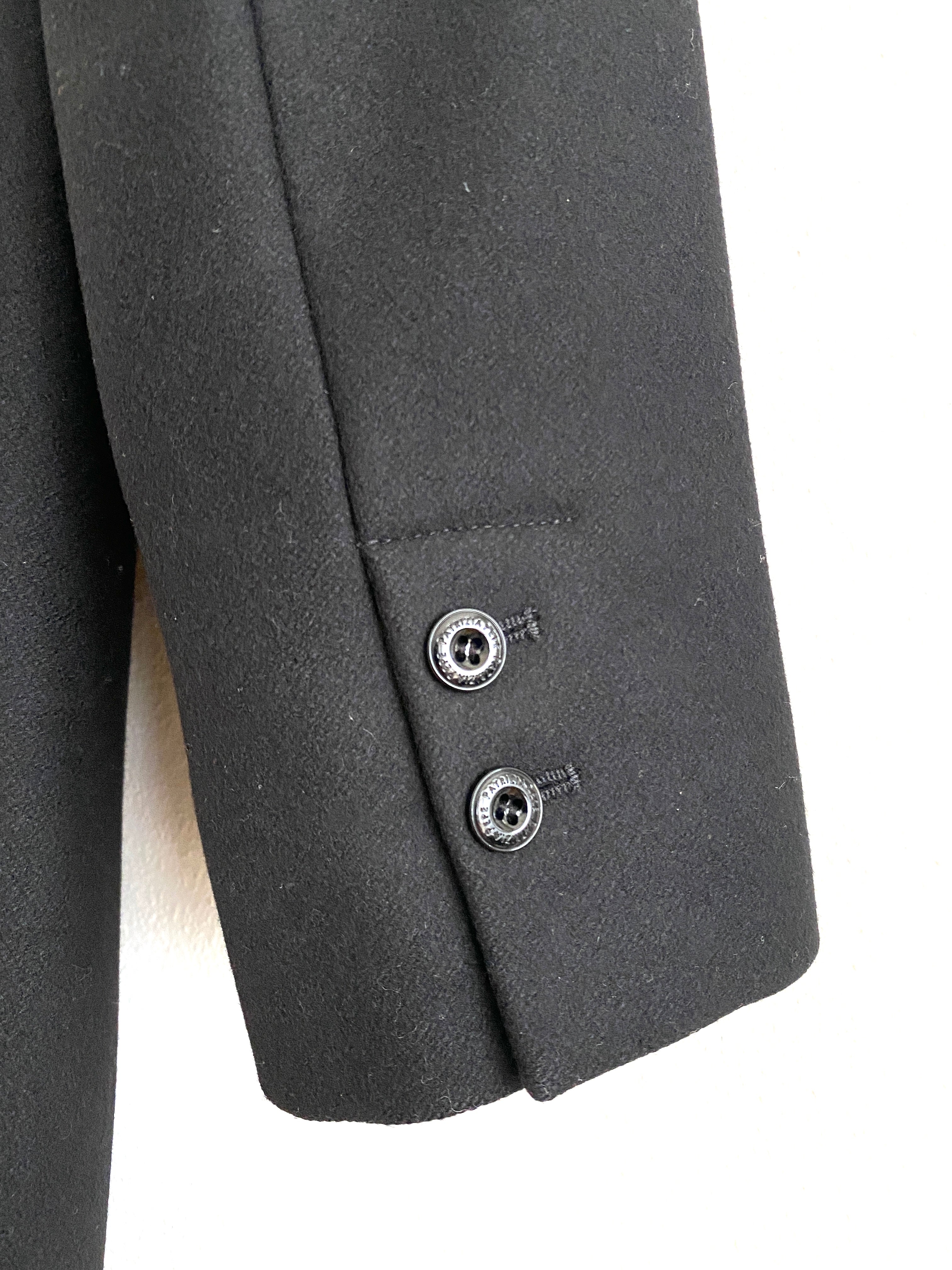 PATRIZIA PEPE WOOL COAT BLACK - SIZE IT 44