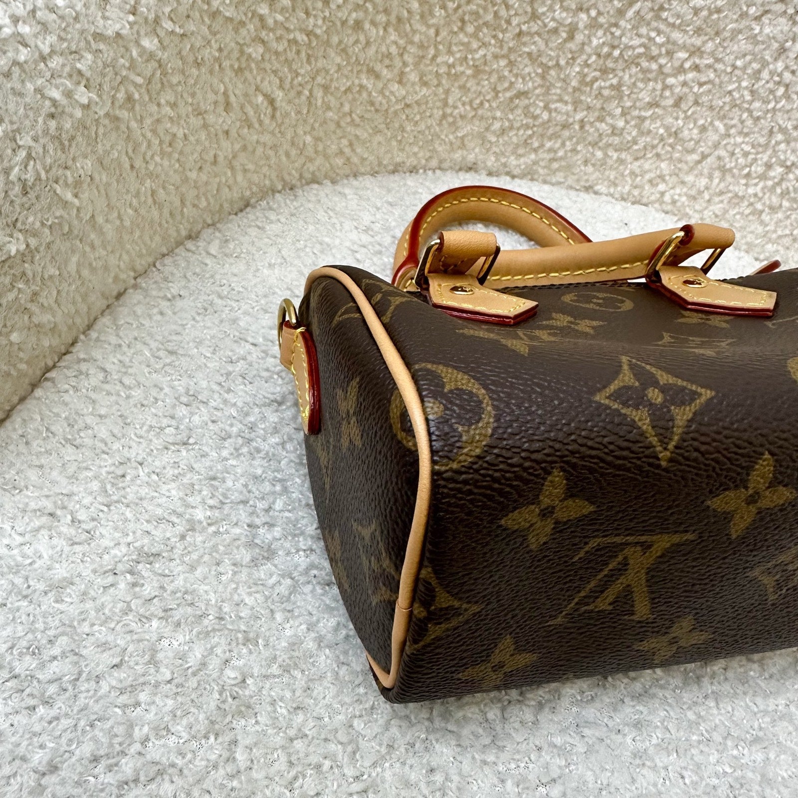 LV Nano Speedy in Monogram Canvas and GHW
