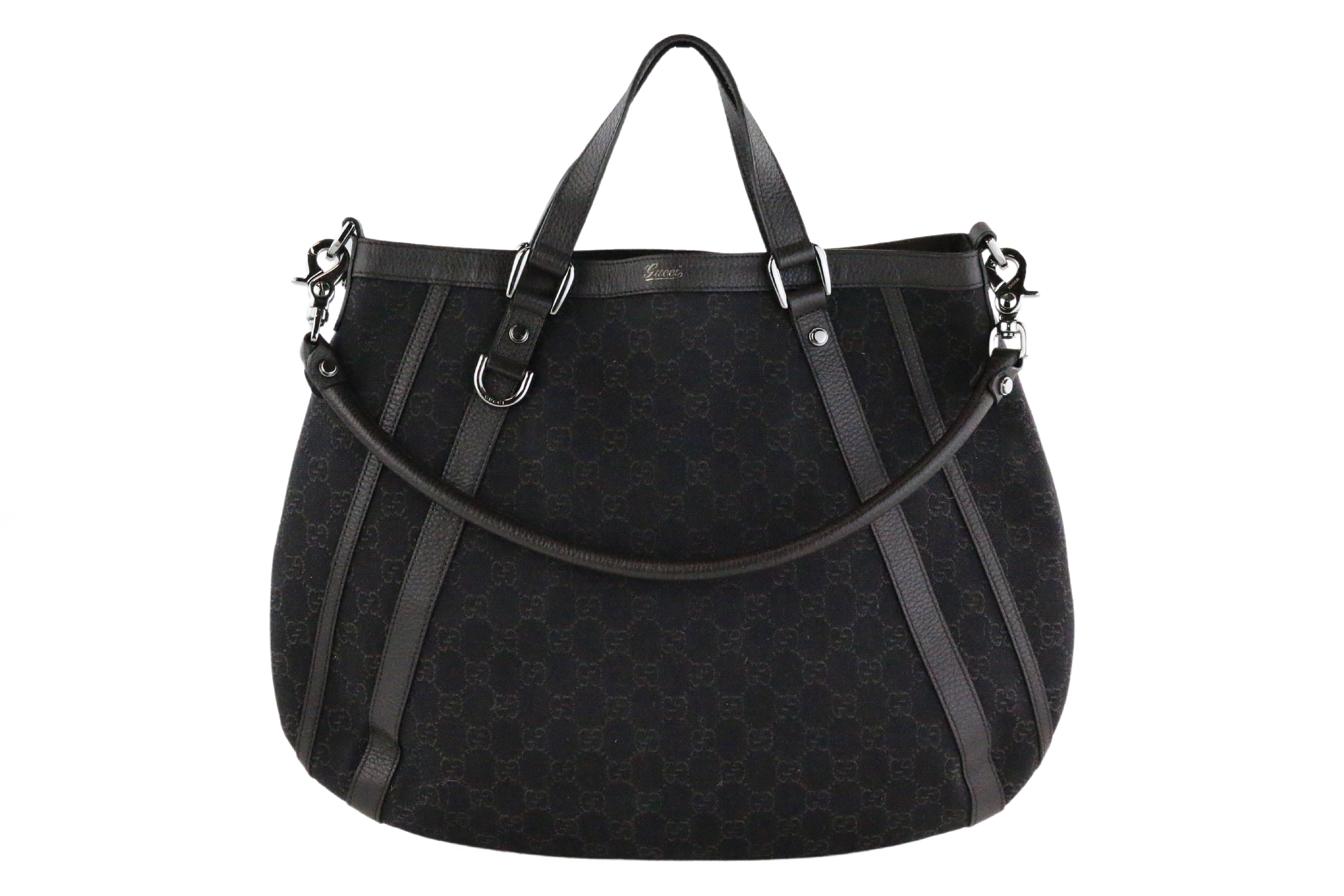 Large Brown Convertible Abbey Hobo