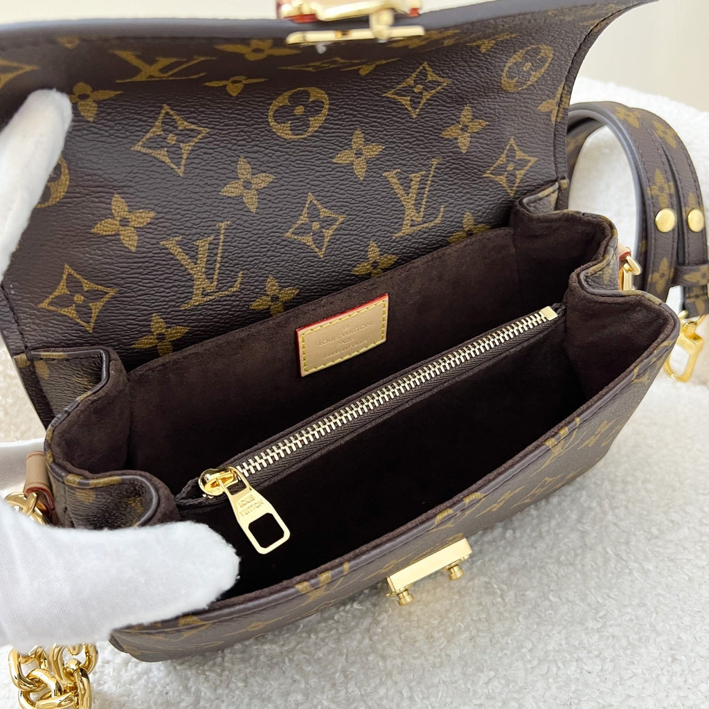 LV Pochette Metis East West in Monogram Canvas GHW