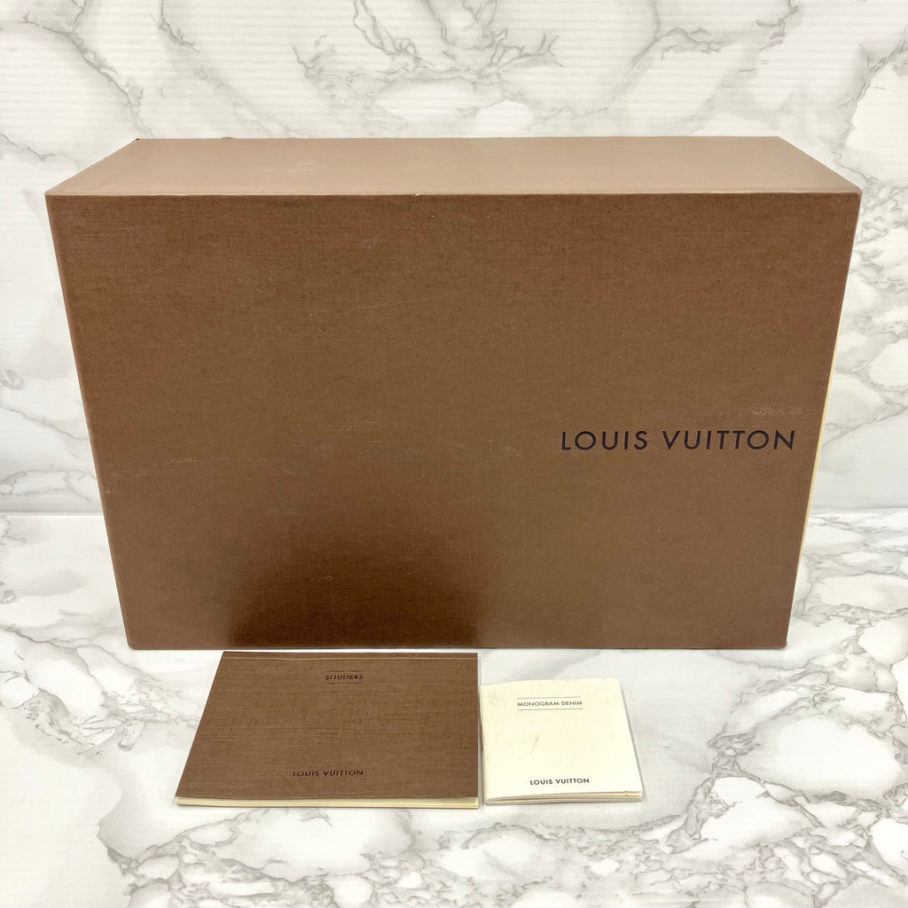 LOUIS VUITTON Denim Sandals 37