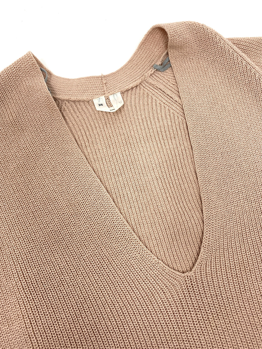 COTTON KNITWEAR IN ROSE - SIZE XS