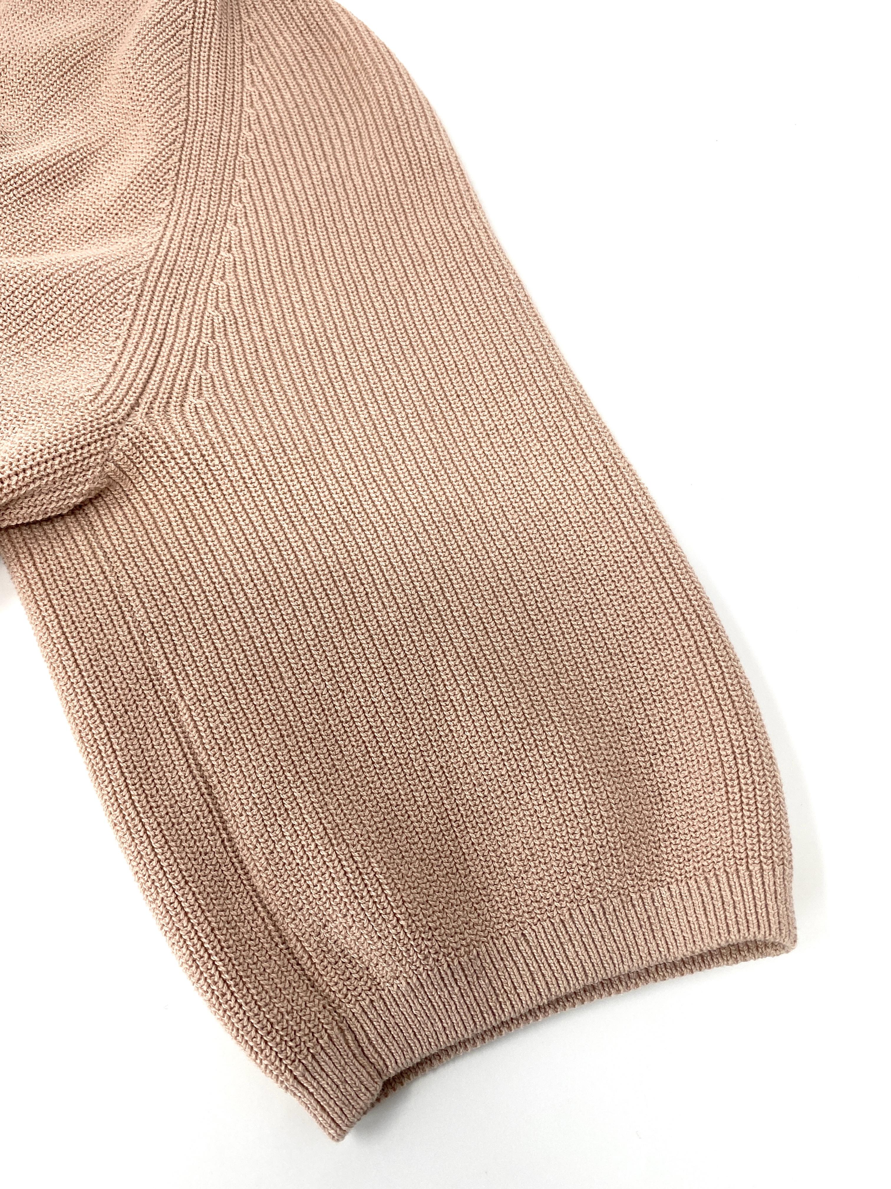 COTTON KNITWEAR IN ROSE - SIZE XS