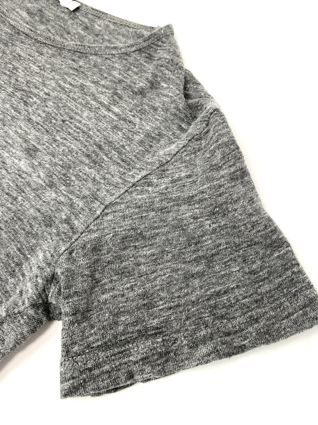 GREY LINEN TEE