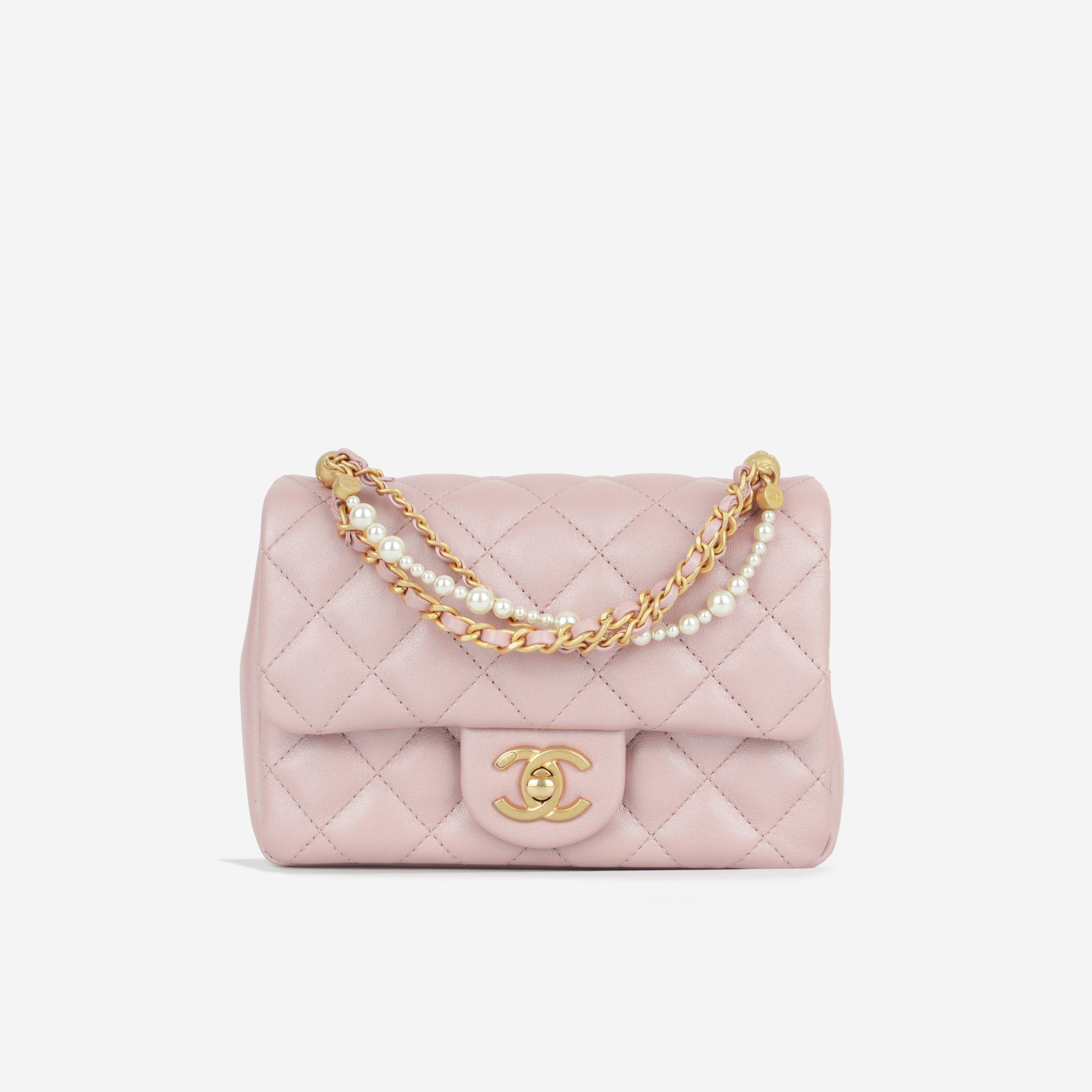 Chanel Mini Square Pearl Twist