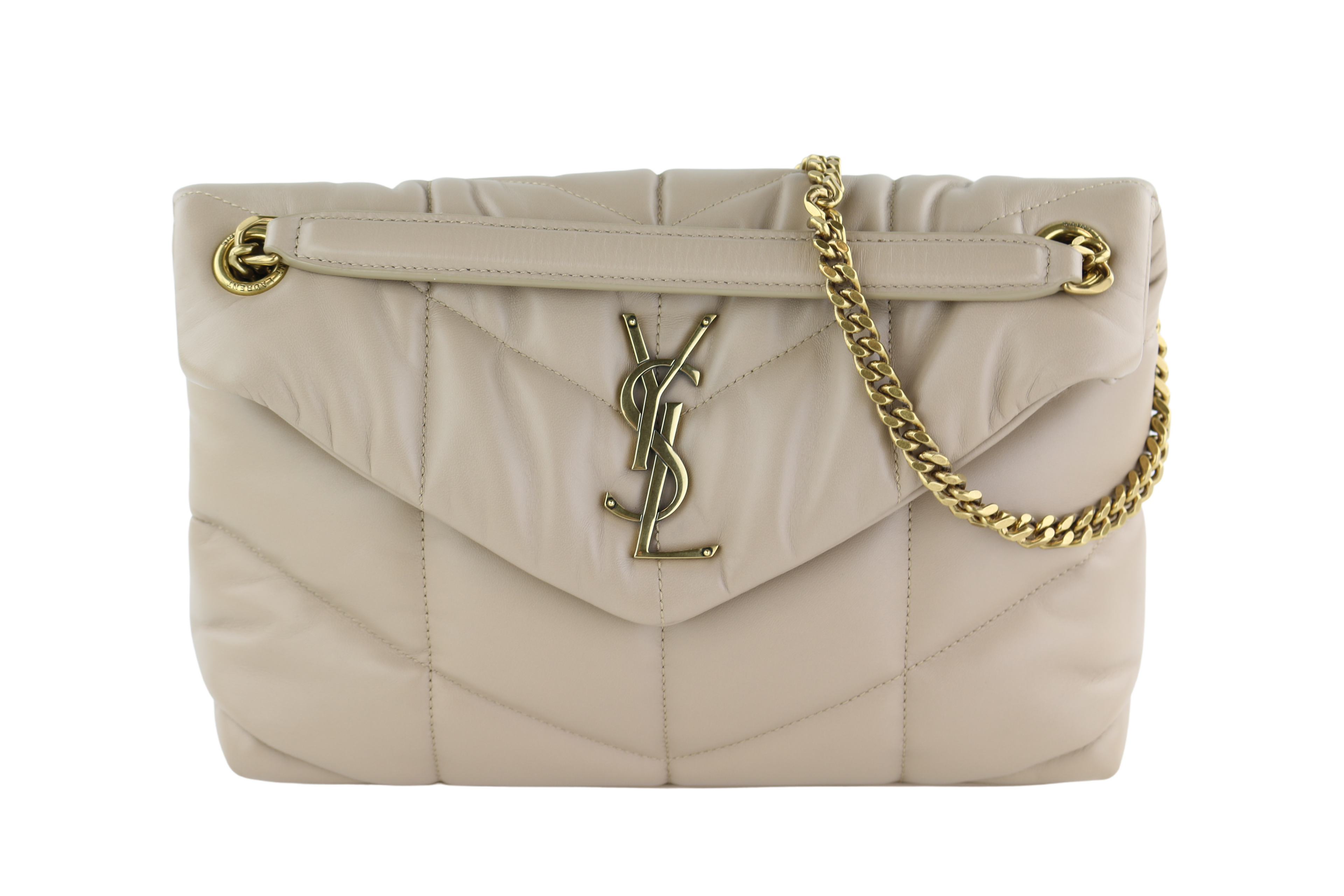 Beige LouLou Small Puffer Bag
