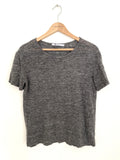 GREY LINEN TEE