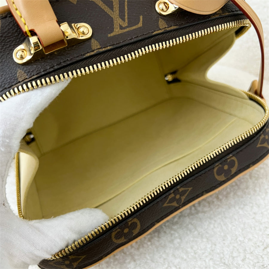 LV Mini Luggage BB in Monogram Canvas GHW