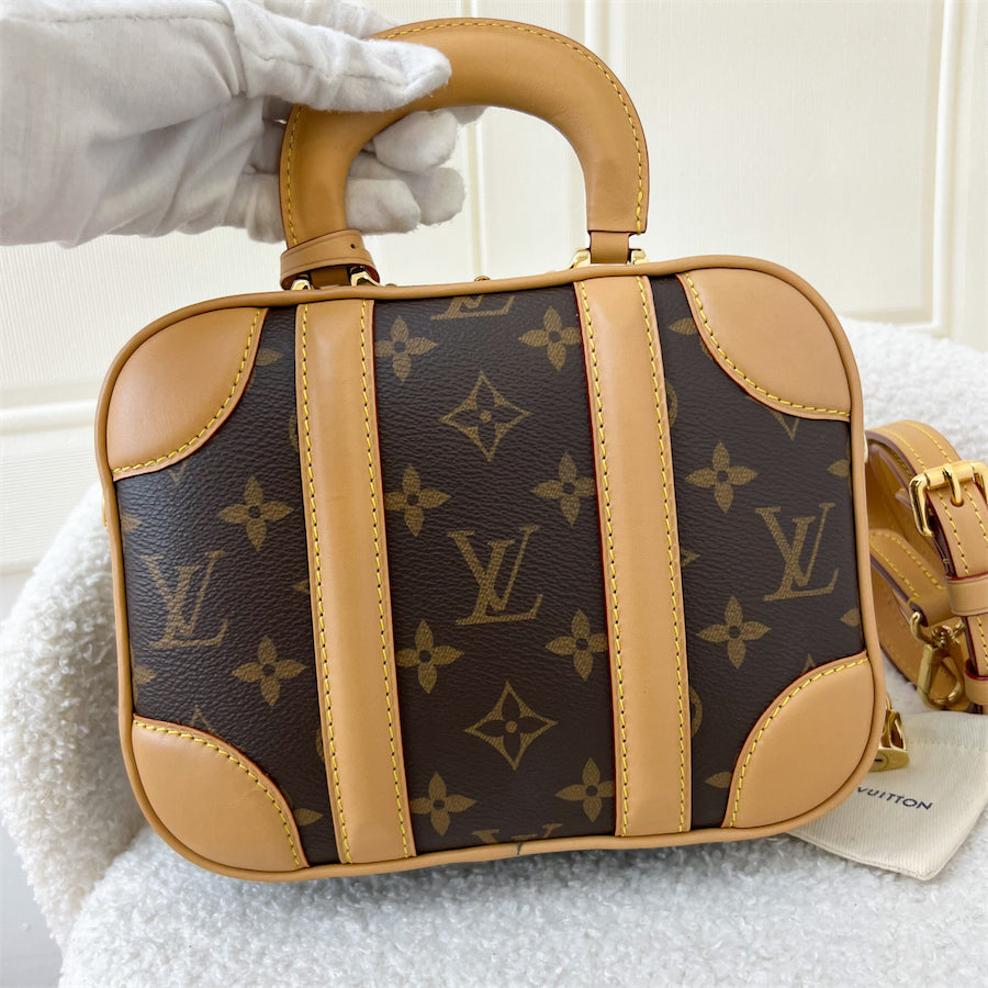 LV Mini Luggage BB in Monogram Canvas GHW