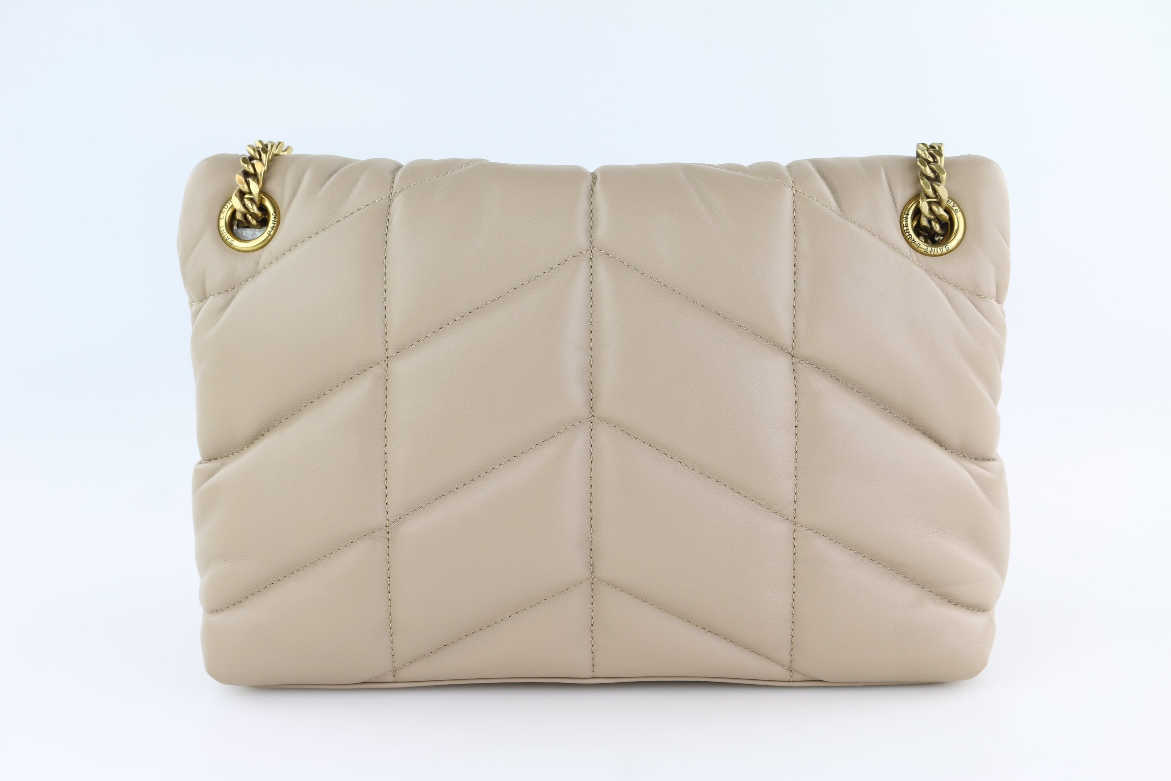 Beige LouLou Small Puffer Bag
