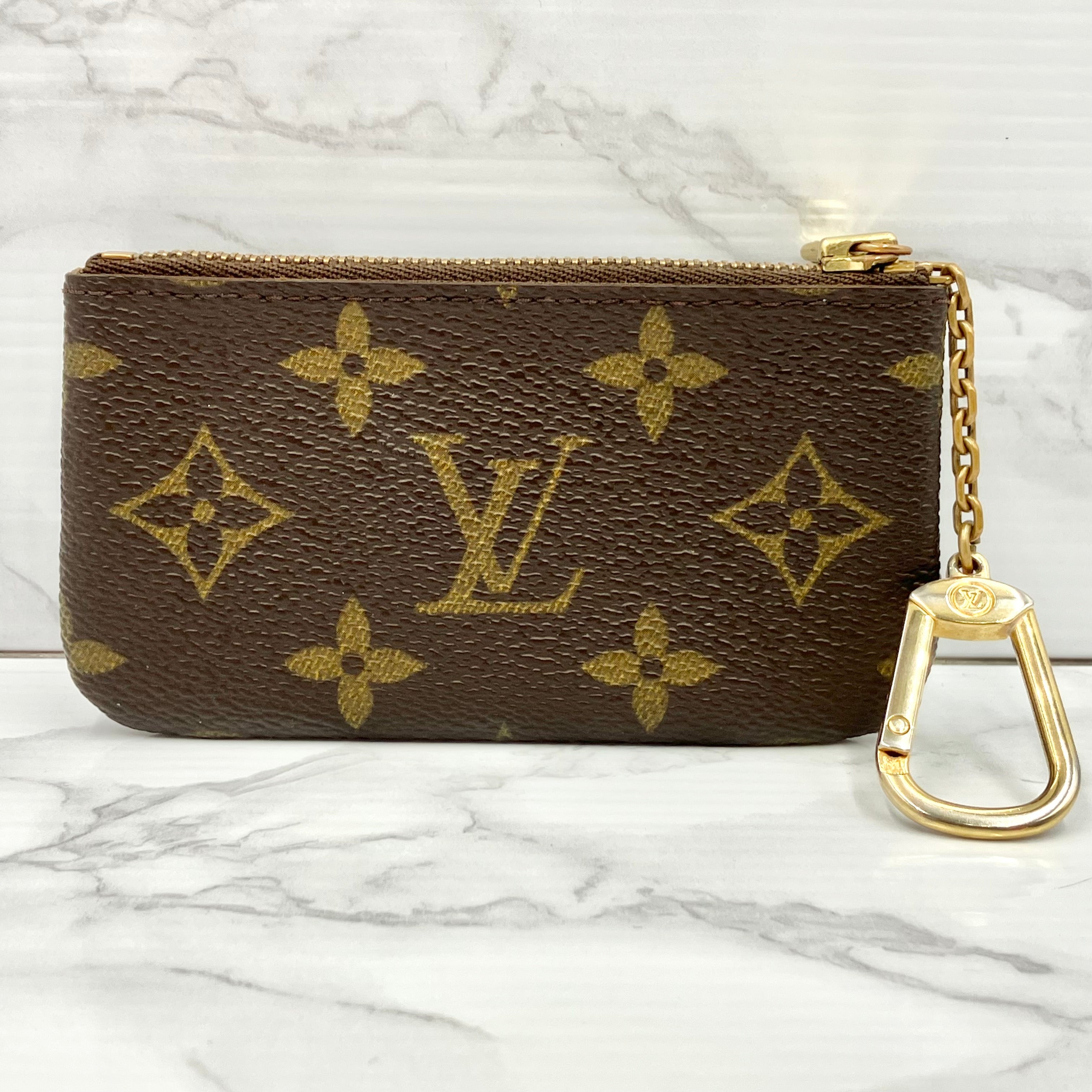 LUIS VUITTON Monogram Pochette Clé