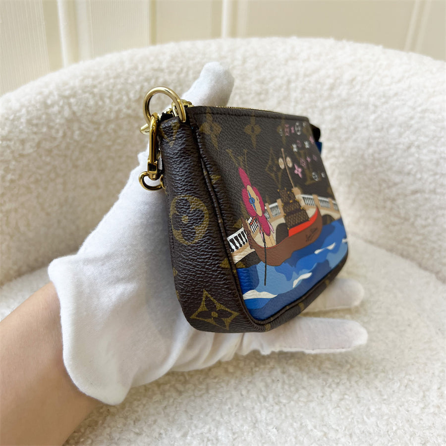 LV Mini Pochette Christmas 2019 Vivienne in Venice Monogram Canvas GHW