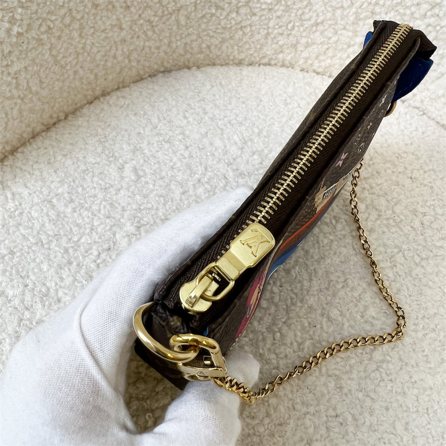 LV Mini Pochette Christmas 2019 Vivienne in Venice Monogram Canvas GHW