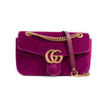 Gucci GG Marmont Small Velvet MetalassÃƒÆ’Ã‚Â© Bag