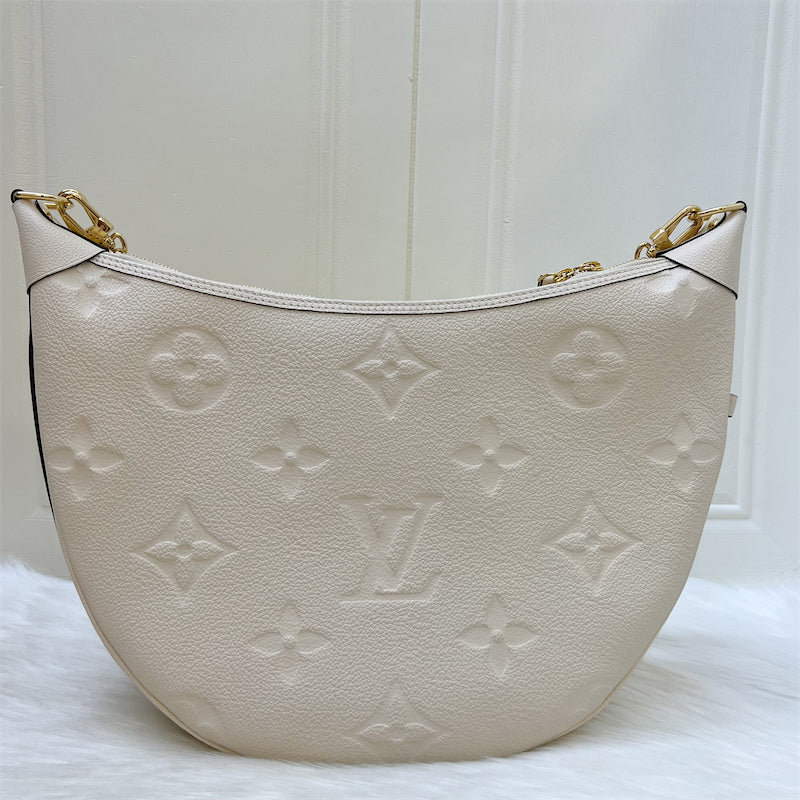 LV Loop Hobo in Creme Empreinte Leather and GHW (With Detachable Pouch)