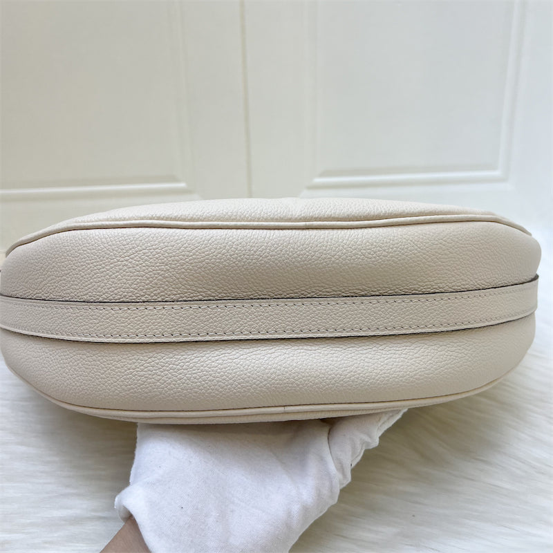 LV Loop Hobo in Creme Empreinte Leather and GHW (With Detachable Pouch)