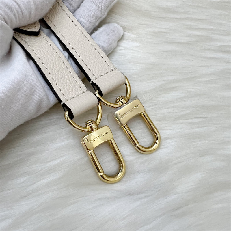 LV Loop Hobo in Creme Empreinte Leather and GHW (With Detachable Pouch)