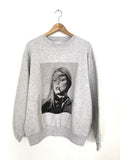 RAMONA SWEATSHIRT TERRY O'NEILL x BRIGITTE BARDOT in HEATHER GREY - SIZE S