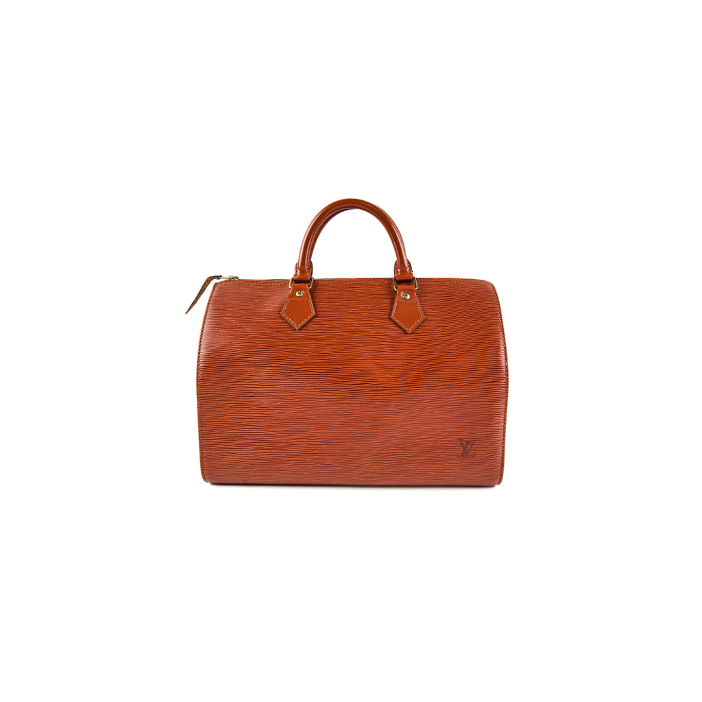 Louis Vuitton Vintage Speedy 30 Epi Leather Brown