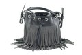 Studded Small Emmanuelle Fringe Bucket Bag