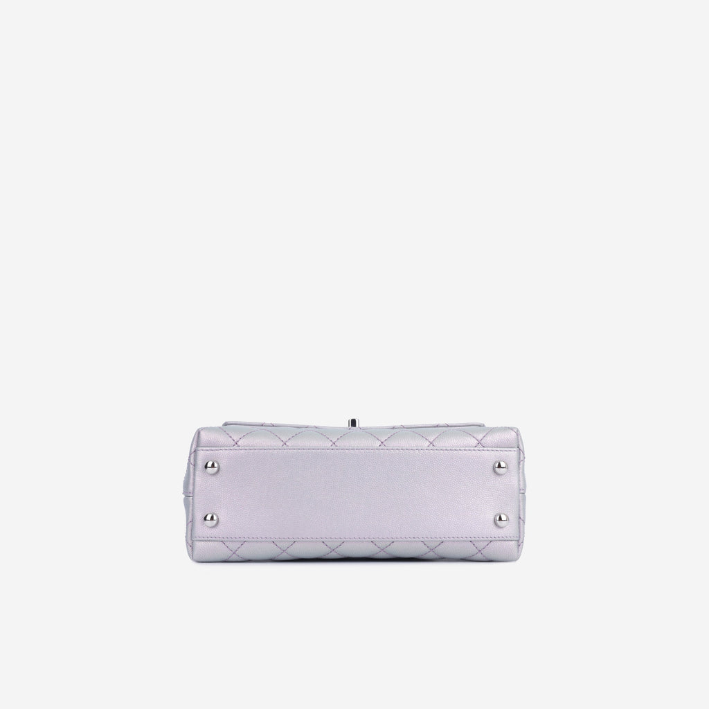 Chanel Small Coco Handle - Purple Iridescent