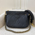 LV Multi Pochette Accessoires MPA in Black Empreinte Leather and GHW